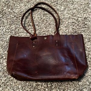 Handmade leather bag